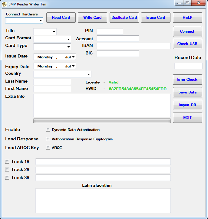 EMV READER/WRITER V8.6